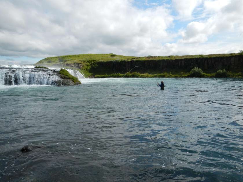 Der Wasserfall - West Ranga- dramatische Kulisse 